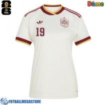 Fotballdrakt Dame Spania Lamine Yamal #19 Bortedrakt VM 2026 Kortermet
